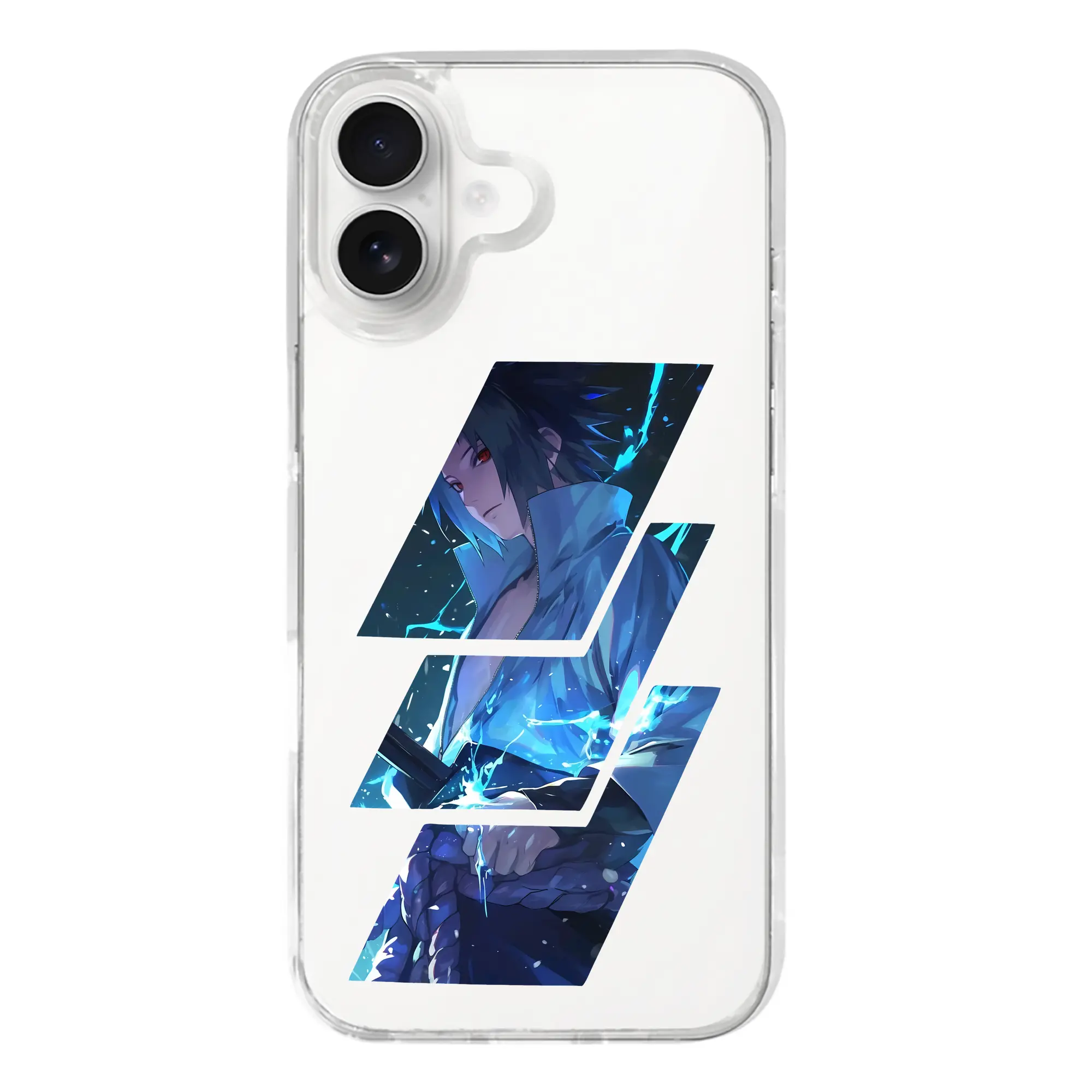 ナルト グッズ うちは サスケ - iPhone 17シリーズ 透明スマホケース – 薄型・耐衝撃・精密フィット保護カバー